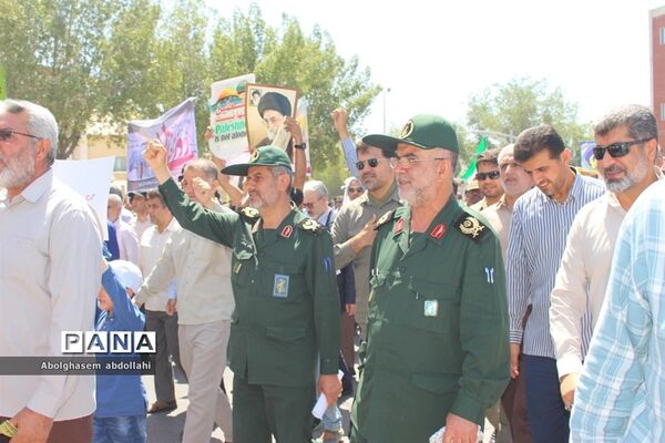 راهپیمایی روز جهانی قدس در بوشهر-1