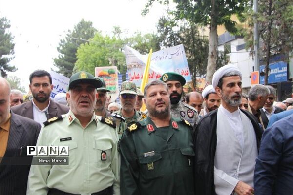 راهپیمایی روز قدس در خراسان شمالی