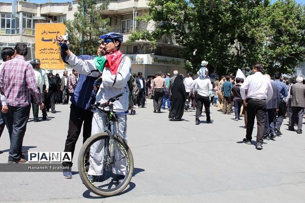 حضور پر شور مردم  استان همدان در راهپیمایی روز قدس