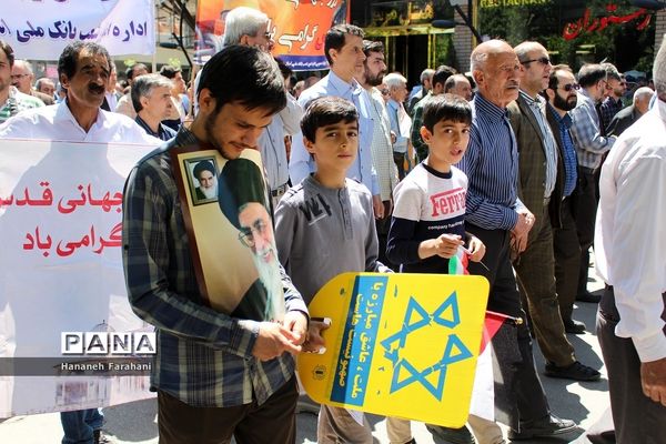 حضور پر شور مردم  استان همدان در راهپیمایی روز قدس