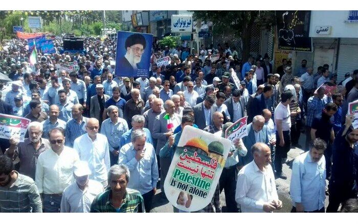 برگزاری راهپیمایی بزرگ روز قدس در پاکدشت