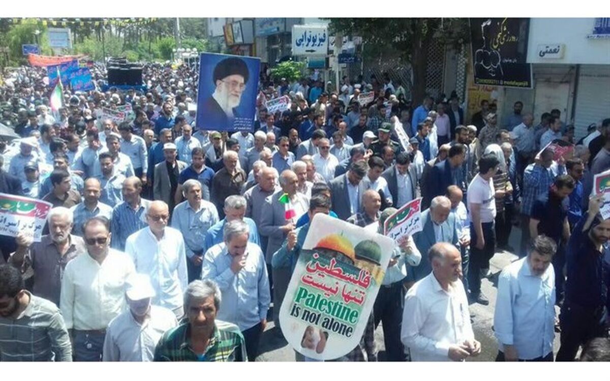برگزاری راهپیمایی بزرگ روز قدس در پاکدشت