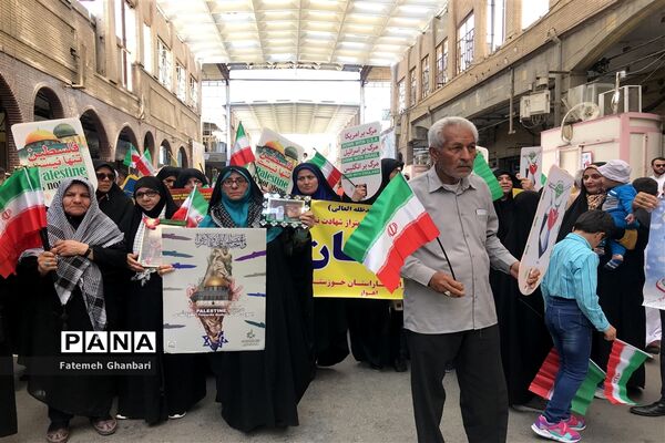راهپیمایی روزجهانی قدس در اهواز