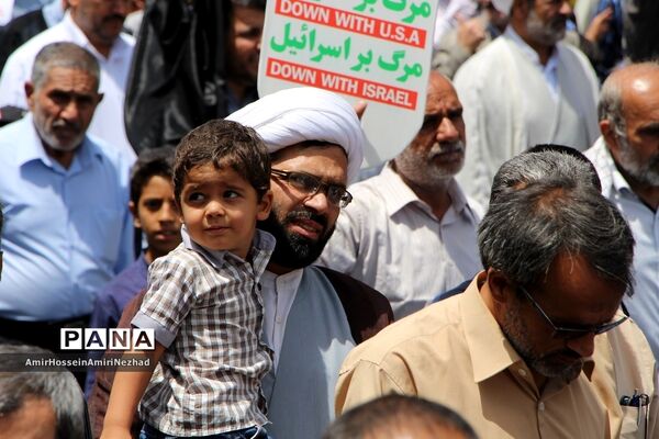 برگزاری راهپیمایی عظیم روز قدس در یزد