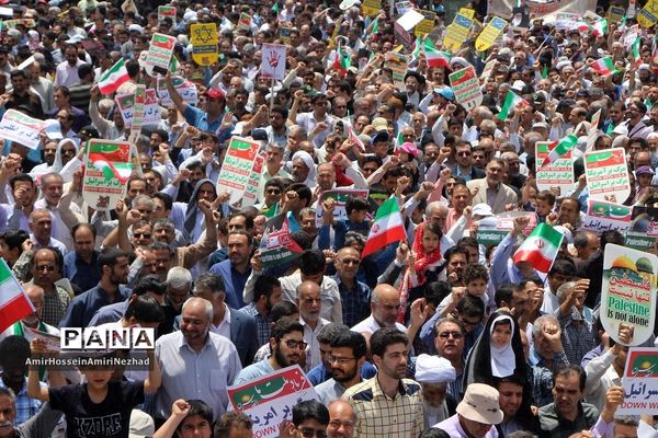 برگزاری راهپیمایی عظیم روز قدس در یزد