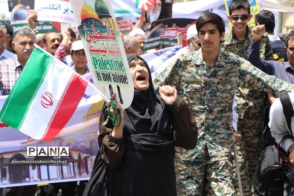 برگزاری راهپیمایی عظیم روز قدس در یزد