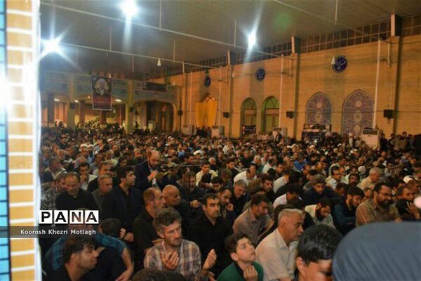 مراسم وداع با امام جمعه شهرستان کازرون