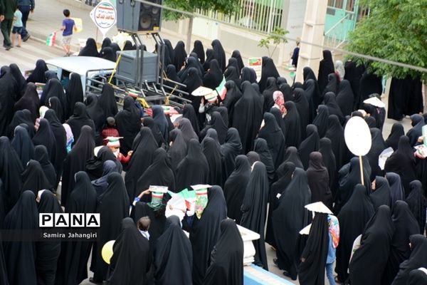 راهپیمایی روز قدس شهرستان سرایان