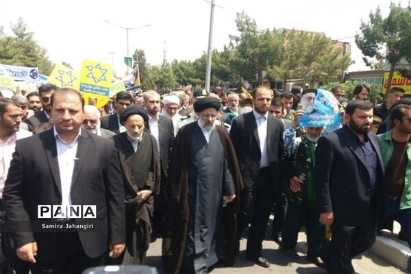 راهپیمایی روز جهانی قدس در بیرجند