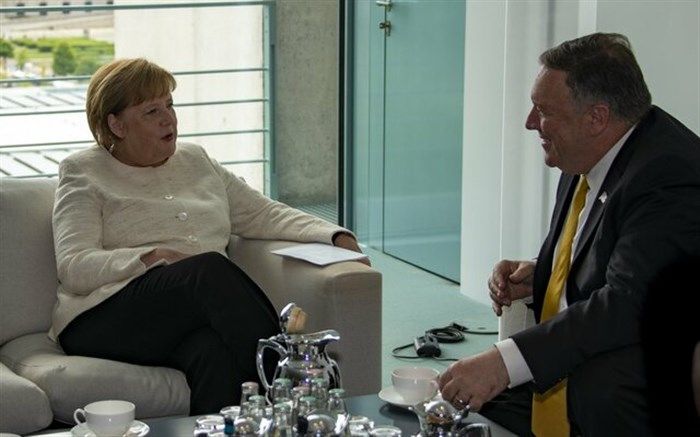 دیدار پمپئو با مرکل و آدرس غلطی که وزارت خارجه آمریکا داد