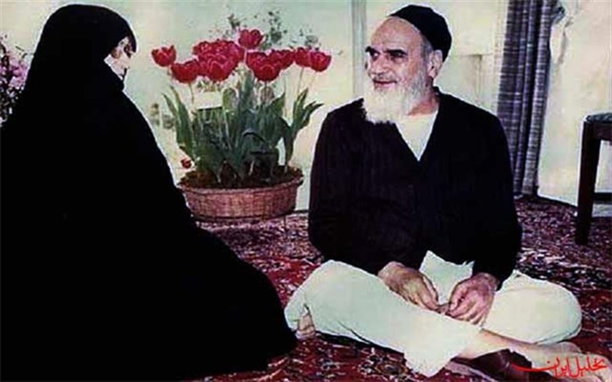 مردی که برای همسرش چای می ریخت