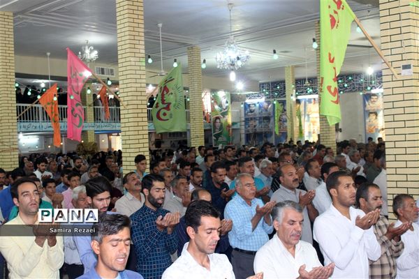 اقامه نماز عید سعید فطر در خاوران شهرستان جهرم