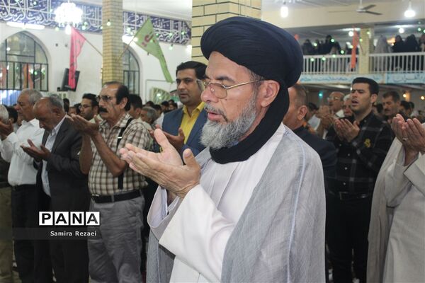 اقامه نماز عید سعید فطر در خاوران شهرستان جهرم