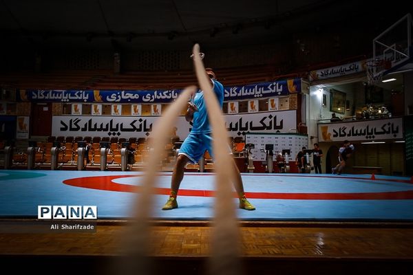 تمرین تیم ملی کشتی فرنگی