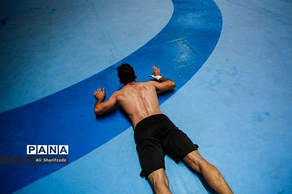 تمرین تیم ملی کشتی فرنگی