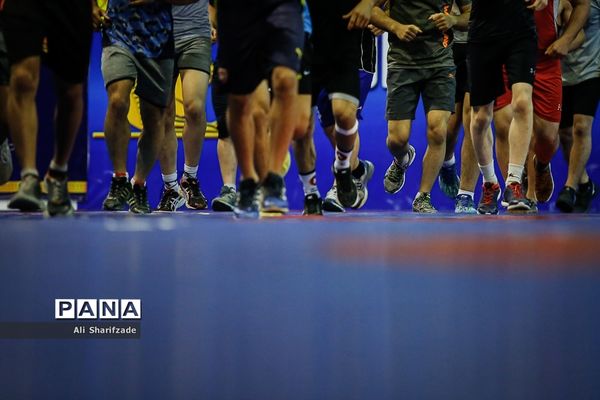 تمرین تیم ملی کشتی فرنگی