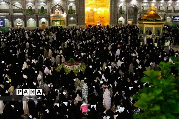 مراسم احیا شب بیست و سوم ماه مبارک رمضان در حرم مطهر رضوی