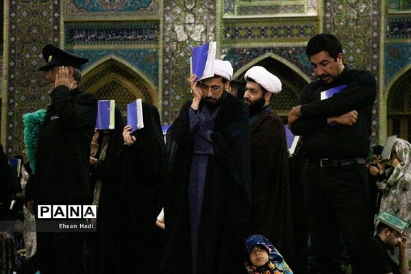 مراسم احیا شب بیست و سوم ماه مبارک رمضان در حرم مطهر رضوی