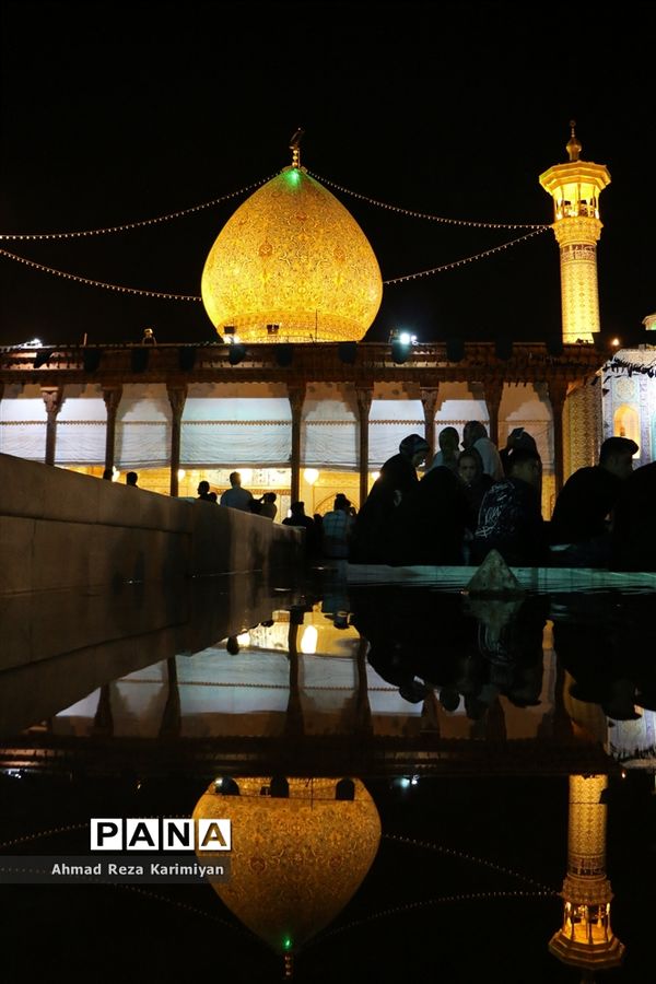 مراسم احیا شب بیست و سوم در حرم مطهر شاهچراغ (ع)