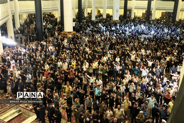 مراسم احیا شب بیست و سوم در حرم مطهر شاهچراغ (ع)