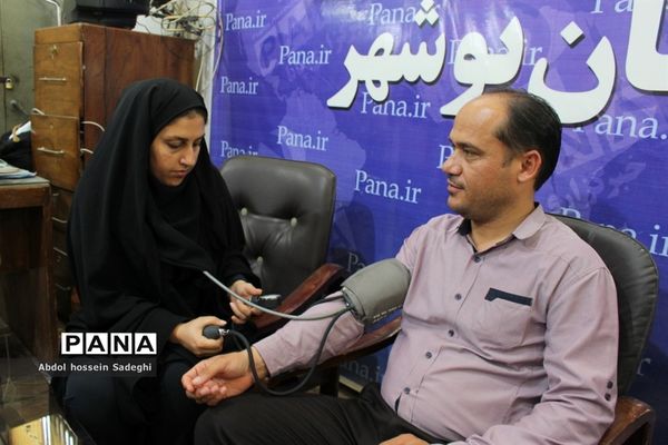 طرح بسیج ملی کنترل فشار خون در خبرگزاری پانا استان بوشهر