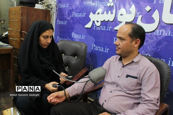 طرح بسیج ملی کنترل فشار خون در خبرگزاری پانا استان بوشهر