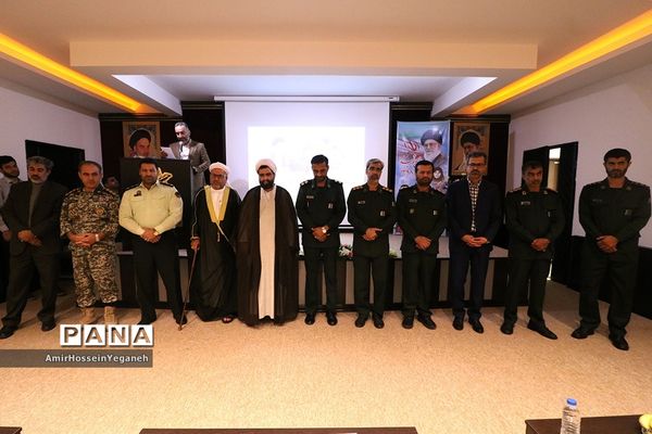 آیین تکریم و معارفه فرمانده ناحیه مقاومت بسیج سپاه کیش