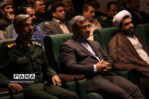 آیین تکریم و معارفه فرمانده ناحیه مقاومت بسیج سپاه کیش