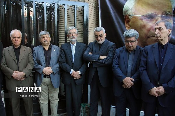 مراسم وداع با محمدرضا حافظی، رئیس جامعه خیرین مدرسه ساز کشور