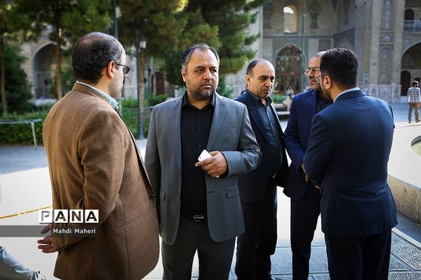 تشییع پیکر محمد رضا حافظی رئیس جامعه خیرین مدرسه ساز