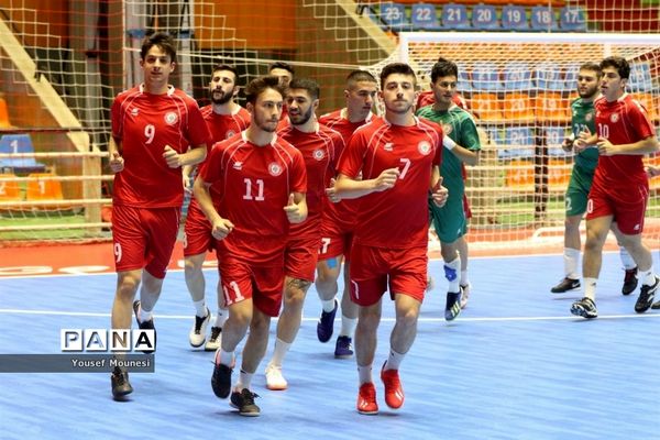 تمرین رسمی تیم‌های شرکت کننده در مسابقات فوتسال قهرمانی زیر ۲۰سال آسیا