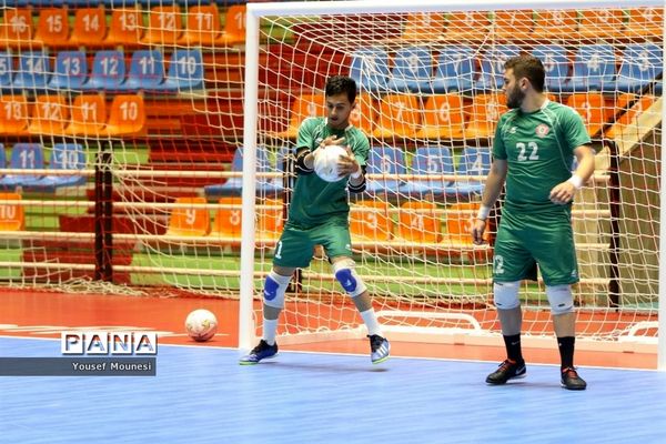 تمرین رسمی تیم‌های شرکت کننده در مسابقات فوتسال قهرمانی زیر ۲۰سال آسیا