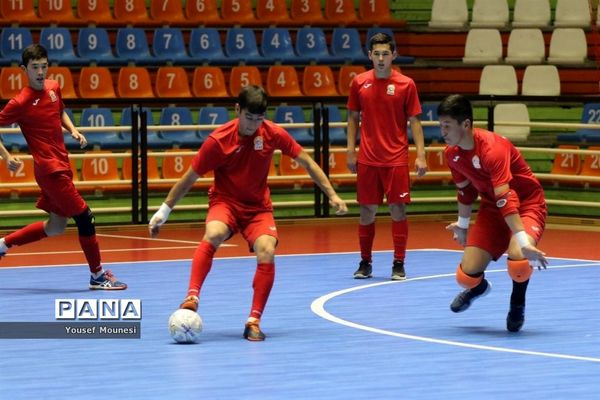 تمرین رسمی تیم‌های شرکت کننده در مسابقات فوتسال قهرمانی زیر ۲۰سال آسیا