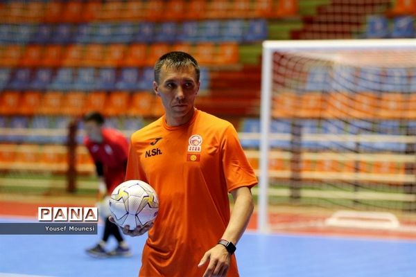 تمرین رسمی تیم‌های شرکت کننده در مسابقات فوتسال قهرمانی زیر ۲۰سال آسیا