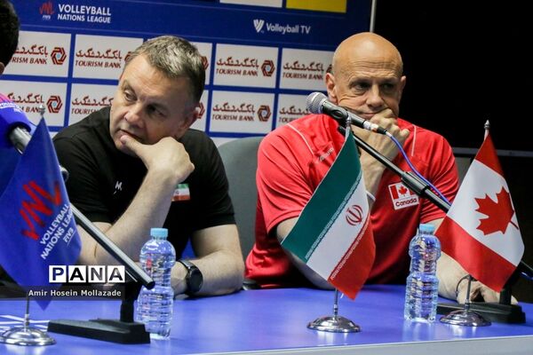 نشست خبری هفته سوم لیگ ملت‌های والیبال