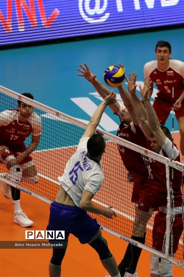 هفته سوم لیگ ملت‌های والیبال  |  روسیه 3 - 1 لهستان