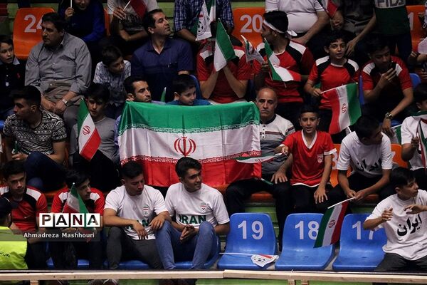 دیدار تیم‌های فوتسال زیر ۲۰ سال  ایران و هنگ کنگ