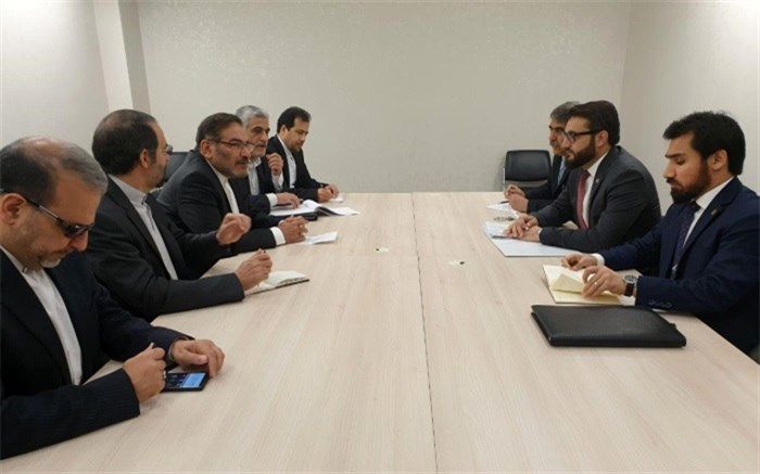 دیدار مشاور امنیت ملی رئیس‌جمهوری افغانستان با شمخانی