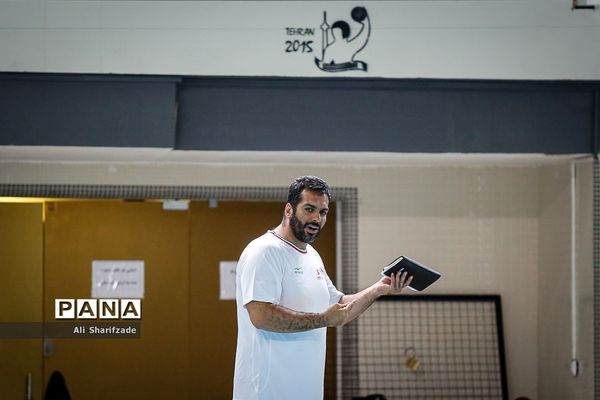 تمرین تیم ملی واترپلو نوجوانان ایران‬‎