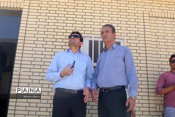 مهار آتش سوزی ایستگاه برق گله‌دار