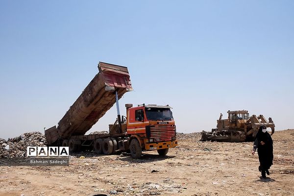 بازدید از مراکز تفکیک زباله تهران