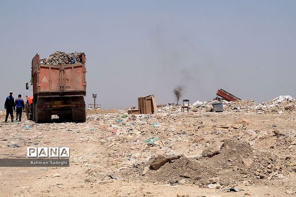 بازدید از مراکز تفکیک زباله تهران