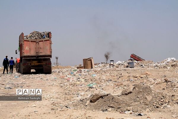 بازدید از مراکز تفکیک زباله تهران