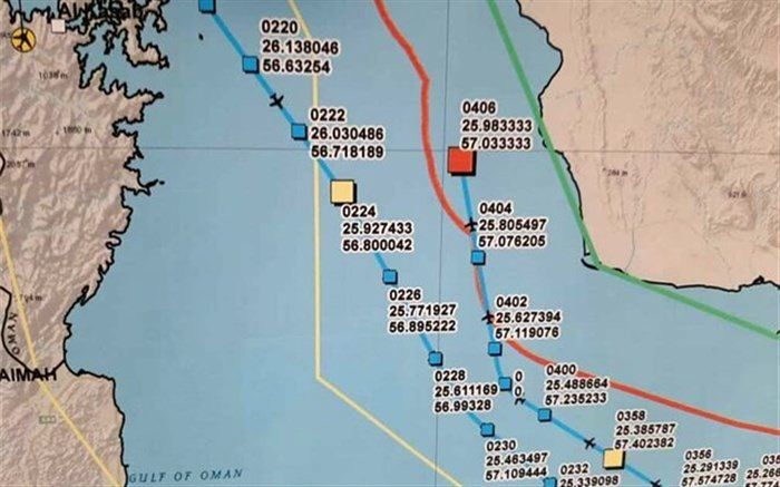 انتشار تصاویر جدید از سوی ظریف درباره ورود پهباد جاسوسی آمریکا به حریم هوایی ایران