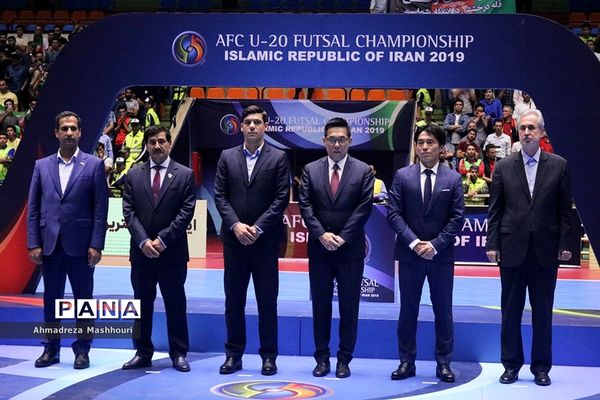 جشن اختتامیه فوتسال زیر 20 سال آسیا یا قهرمانی ژاپن