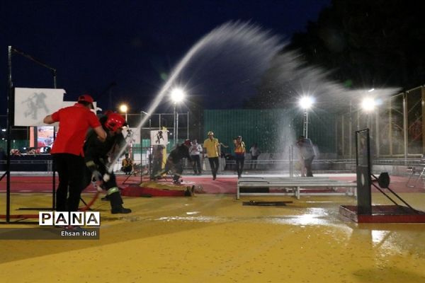 اولین المپیاد بزرگ عملیاتی ترکیبی آتش‌نشانان مشهد