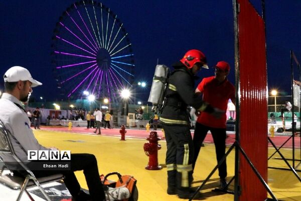 اولین المپیاد بزرگ عملیاتی ترکیبی آتش‌نشانان مشهد