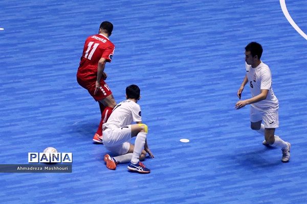 بازی دو تیم لبنان و قزاقستان فوتسال زیر 20 سال آسیا