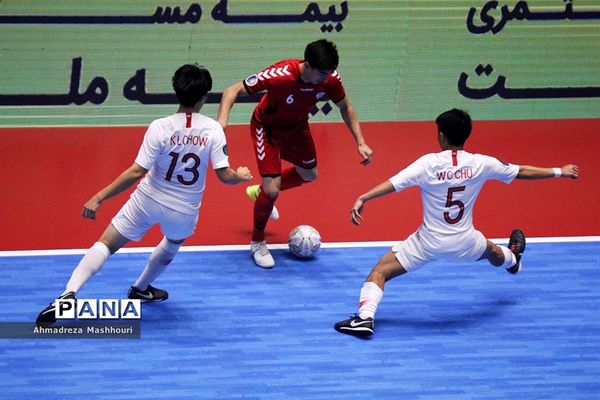 دیدار تیم‌های فوتسال زیر ۲۰ سال آسیا/ افغانستان و هنگ کنگ