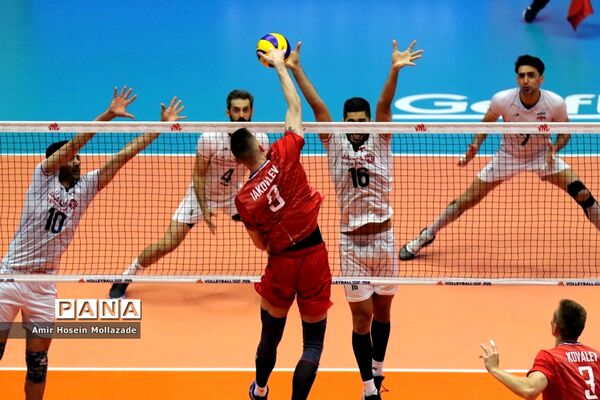 هفته سوم لیگ ملت‌های والیبال | ایران 3 - 0 روسیه